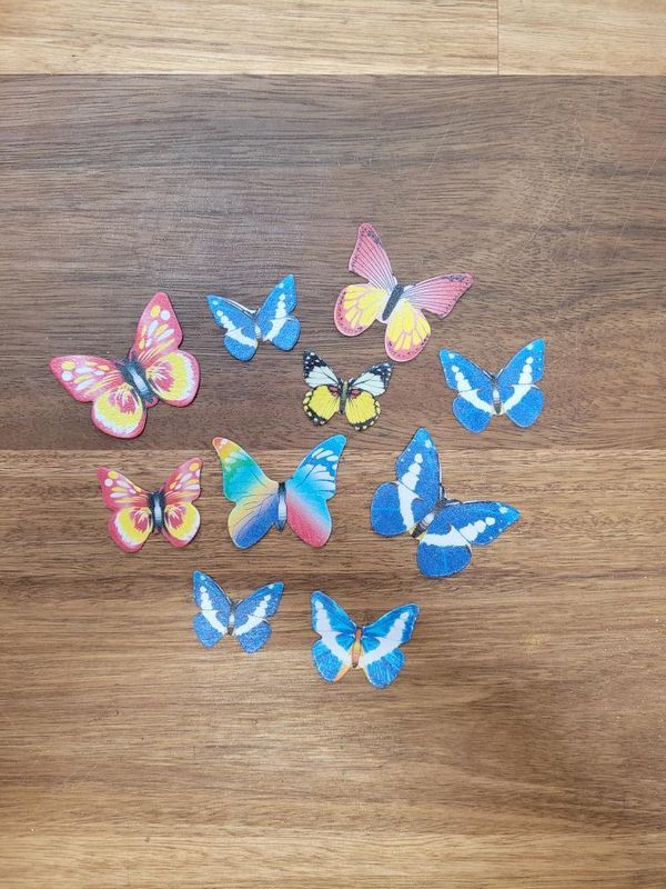 Edible Wafer Paper Butterflies 10 pack | Gippsland Cake Co.